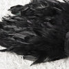 Women's Unique Faux Feather Asymmetrical Mini Skirt - Gothic Party Dance Skirt For Summer Events
