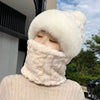 Hat Ear Protection And Wind Protection Outdoor Female Single-layer Fleece-lined