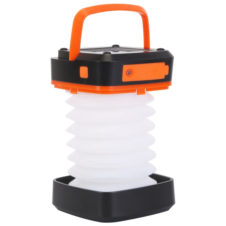 Solar LED Camping Lantern | Collapsible Tent Lamp | USB Rechargeable Portable Light | Perfect for Hiking, Fishing & Outdoor Adventures