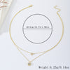 Sparkling Three-dimensional Zircon Pendant Necklace, Women's Exquisite Double-layer Collarbone Chain Jewelry Gift, Suitable For Engagement, Party, Holiday Gifts