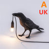 Artistic Resin Wall Lamp with Auspicious Bird Design