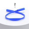 Solid Color Simple Silicone Glasses Non-slip Rope Glasses Strap