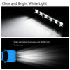7in LED Light Bar Single Row Offroad Spot Lights 18W Ultra Slim Straight Work Light For Trailer Truck Bus Boat