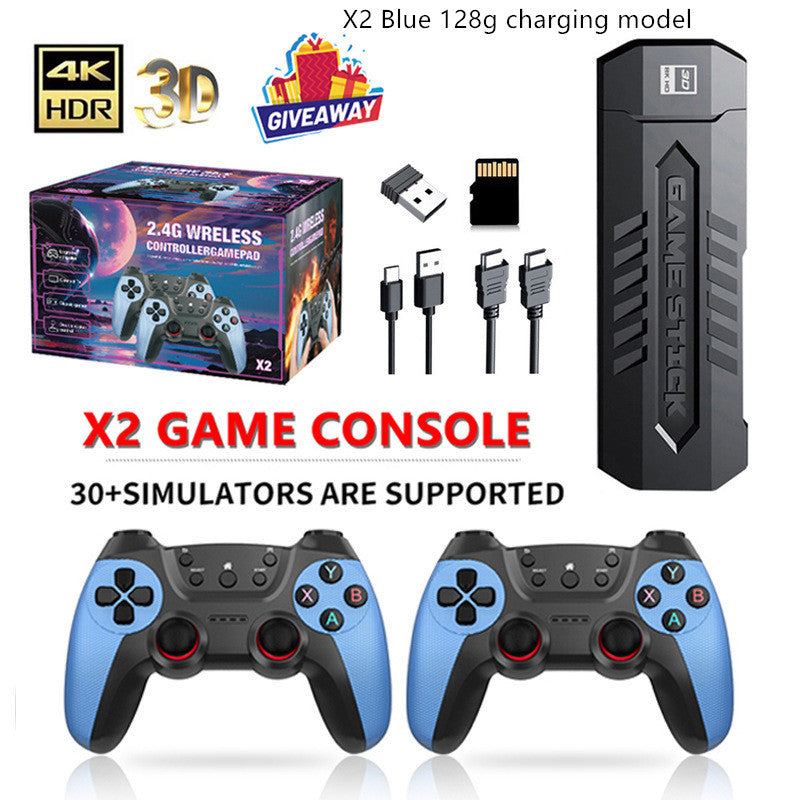 X2 Blue 4K Wireless Gaming Console – Dual-Mode Battle Edition