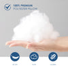 White Square Pillow Two Bubble Bags Suitable For Bed Cushions,  Sofa Cushions, Garden Cushions, Cushion Core, Breathable,  Hand Washable, OKO-100 Certified
