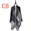 Women's Cashmere-like Plus-sized Double-sided Qicaigei Scarf Shawl
