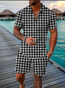Men's Polo Shirt & Shorts Sports Set – Short Sleeve Athletic Outfit