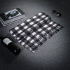 Autumn And Winter Black And White Plaid Plus-sized Thickening Thermal Men's And Women's Scarf