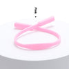 Solid Color Simple Silicone Glasses Non-slip Rope Glasses Strap