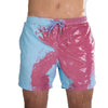 Magical Color-Changing Beach Shorts for Men | Quick-Dry Swim Trunks & Summer Swimwear