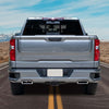 Rear Step Bumper Assembly For 2019-2023 Chevy Silverado 1500 W Dual Exhuast