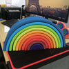 Jigsaw Puzzle Large 12-piece Arch Bridge Rainbow Building Blocks Early Childhood Education Toys