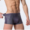 Ice Silk Breathable Mesh Boxer Briefs for Men