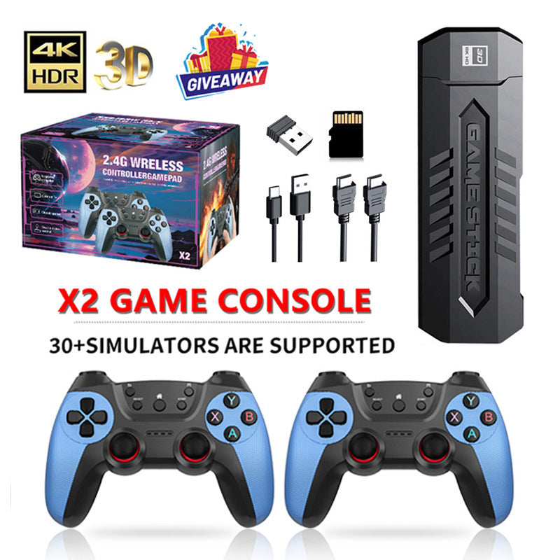 X2 Blue 4K Wireless Game Console | Dual Connection Battle Edition