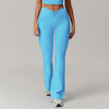 Nude Feel High Waist Hip Lift Yoga Bell-bottom Pants