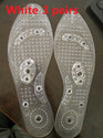 MagnetPlus Transparent Silicone Massage Insoles – Anti-Fatigue & Magnetic Therapy Support