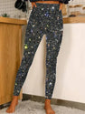 European And American Leggings Sequined Casual Outdoor Pants
