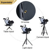 Portable Smartphone SLR Camera Teleprompter With Mobile Phone Holder Remote Control Video Recording Live Interview Stage Speech Video Production Tool