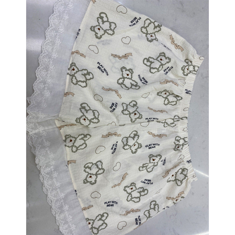 Spring And Summer New Cute Girl Home Shorts