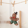 Christmas Decorations Elderly Snowman Gingerbread Man Small Pendant