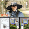 2025 New Solar Fan Outdoor Fishing Hat-Solar Sun Protection Sun Hat With Fan Solar Fan Hat Dual Power Supply Fan Outdoor Fan Solar Powered Outdoor Fishing Hat