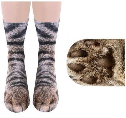 3D Animal Paw Socks | Cute Cat Claw Unisex Long Socks