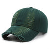 Street Hole Vintage Washed Baseball Cap for Men – Retro Cowboy Style