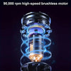2025 Newest Enhanced Violent Brushless Turbine Fan, Air Duster 130,000RPM High Speed Mini Blower, 4-speed Adjustable Power Turbine Jet Fan, Portable Dust Collector For Cleaning Electronics, Cars, Home
