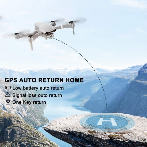 2025 RC Quadcopter Drone – 5G WiFi | 4K HD Camera | GPS FPV | Dual Batteries + Carrying Bag | Perfect for Beginners | Shipped via UPS/USPS/FedEx/Amazon Logistics