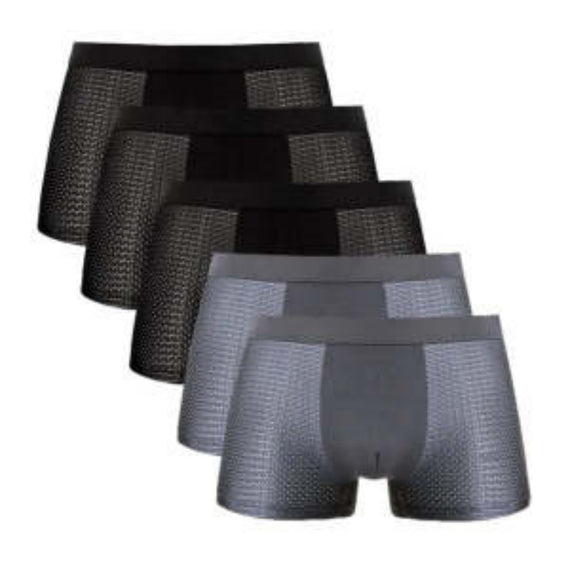 Ice Silk Breathable Mesh Boxer Briefs for Men