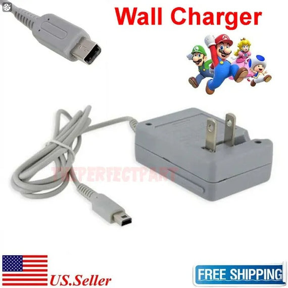 Ultra-Slim AC Adapter & Wall Charger Cable for Nintendo DSi, 2DS, 3DS, & DSi XL