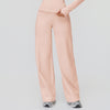 Casual Versatile Trousers Fleece-lined Keep Warm High Waist Wide-leg Trousers