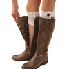 1Pair Women Winter Crochet Knit Leg Warmers