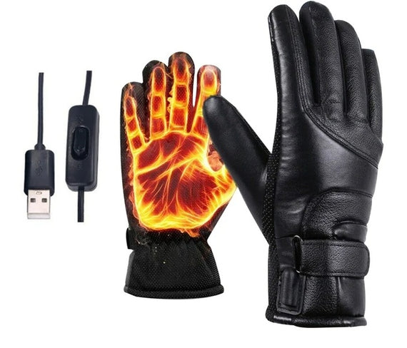 USB Electric Heated Gloves | Winter Thermal Windproof Snow & Ski Hand Warmers