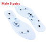 MagnetPlus Transparent Silicone Massage Insoles – Anti-Fatigue & Magnetic Therapy Support