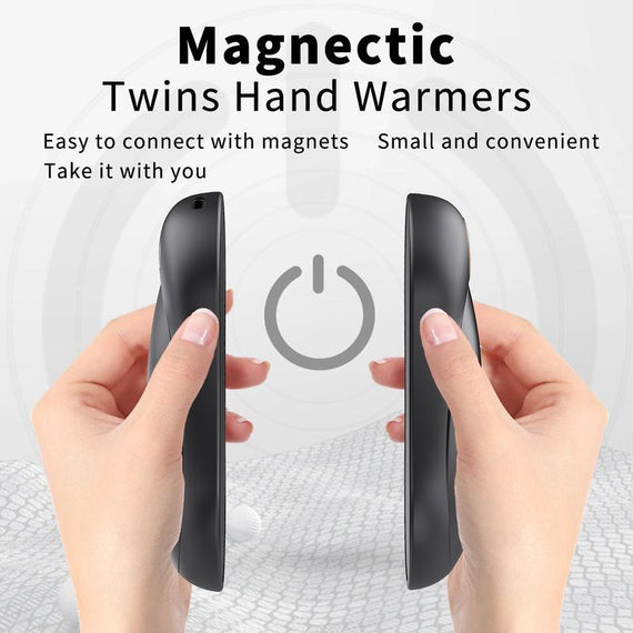 Dual-Power Magic: 2-in-1 Magnetic Hand Warmer & 10000mAh Portable Charger – Sleek, Compact, Perfect Holiday Gift for Phones & Tablets