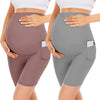 Five-point Pocket Maternity Pants High Waist Slim Fit Maternity Pants