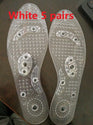 MagnetPlus Transparent Silicone Massage Insoles – Anti-Fatigue & Magnetic Therapy Support