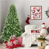 Artificial 6ft Green Christmas Tree With 1339PVC Hard Needle Mixed Branch Tips