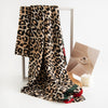 Leopard Print Artificial Cashmere Scarf Women's Warm Scarf Winter