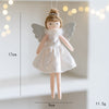 Christmas Decoration High-grade Flannel Ankle-tied Girl Angel Small Pendant