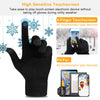 3 Color Options -- 1 Pair Unisex Winter Knit Gloves Touchscreen Outdoor Windproof Cycling Skiing Warm Gloves