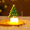 LED Electronic Candle Light Christmas Tree Creative Decoration