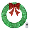 48in Pre-Lit Outdoor Christmas Wreath Decoration