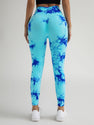 2 Pack New Style Hollow-Out Tie-Dye High-Waisted Tummy-Control Yoga Pants