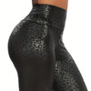 New Cross-border Leopard Print Tight Yoga Trousers