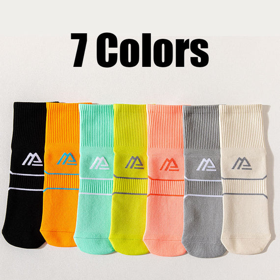 7 Pairs Compression Stockings For Women Colorful  Sock Running Fitness Sports Pressure Socks Deodorant And Breathable For Outdoor Sports Cycling And Hiking