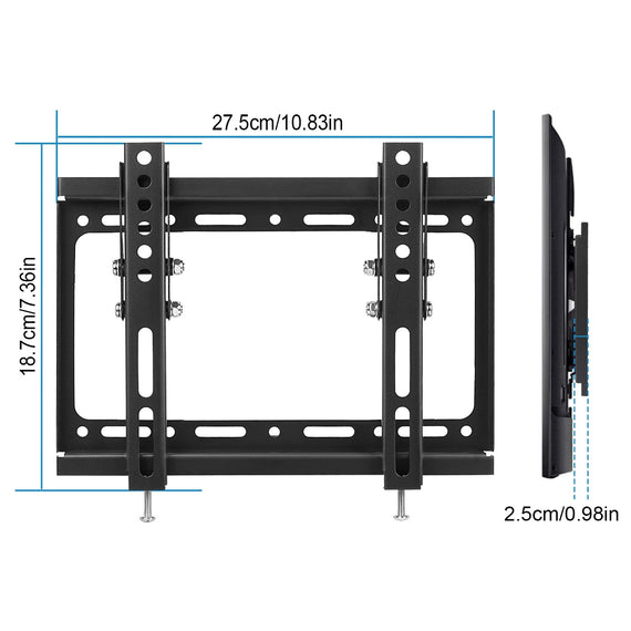 Flexi-Tilt TV Wall Mount | Compatible with 13"-42" LED, LCD & Plasma TVs | VESA 200x200mm