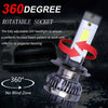 2x H7 LED Headlight Bulb Kit High Low Beam 8000K Super Blue 26000LM Light Bulb