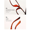 6-Pack Reading Glasses for Men & Women | Square Frame Unisex Reader Specs – New